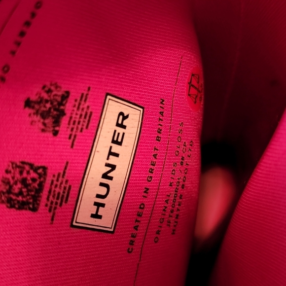 Hunter Original Kids Tall Gloss Rain Boots - Picture 15 of 16